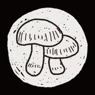 mushroom doodle N28