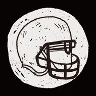 Doodle Football Helmet N5