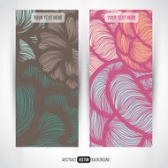 Abstract vector decorative banners set backgrounds N8