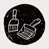 Pet dog broom doodle N8