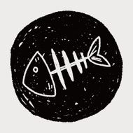 doodle fish bone N5