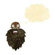 cartoon bearded man with thought bubble N9