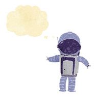 cartoon astronaut with thought bubble N19