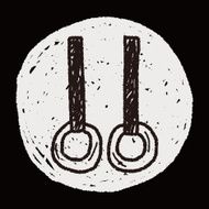 Gymnastics rings doodle N4