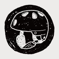 skate helmet doodle N6