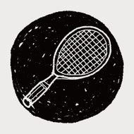 Doodle Tennis racket N16