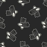 flippers doodle seamless pattern background N6