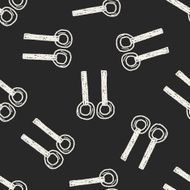 Gymnastics rings doodle seamless pattern background N2