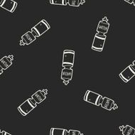 doodle energy drink seamless pattern background N2