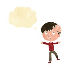 cartoon medical emergency with thought bubble N2