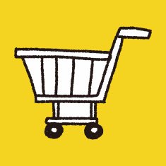 doodle Shopping cart N32