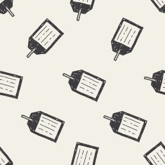 doodle tag seamless pattern background