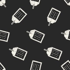 doodle tag seamless pattern background N2