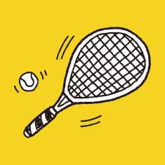 Doodle Tennis racket N8
