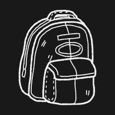 doodle Travel Bags N16