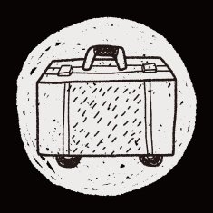 doodle Travel Bags N37
