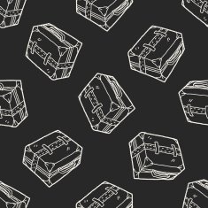 doodle Travel Bags seamless pattern background N3