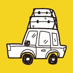doodle travel car N14