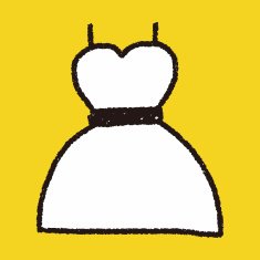 dress doodle drawing N8