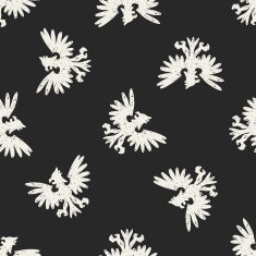 eagle doodle seamless pattern background N5