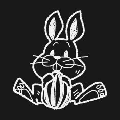 easter bunny doodle N10