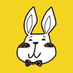 easter bunny doodle N25