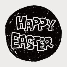 Easter decoration doodle N4