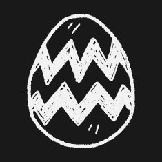 easter egg doodle N78