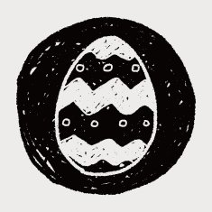 easter egg doodle N95