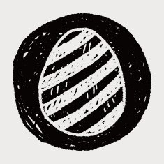 easter egg doodle N98