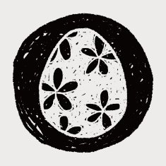 easter egg doodle N99