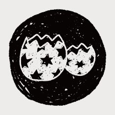 easter egg doodle N104