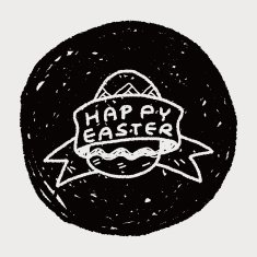 easter egg doodle N109