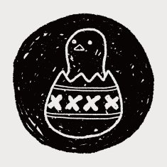 easter egg doodle N113