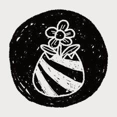 easter egg doodle N114