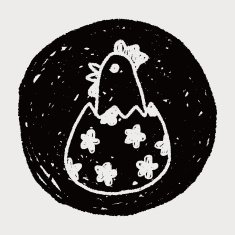 easter egg doodle N115