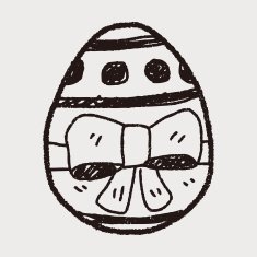easter egg doodle N117