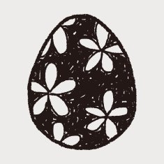 easter egg doodle N120