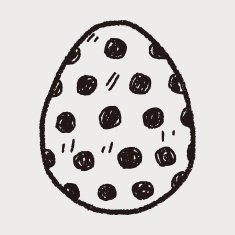 easter egg doodle N121