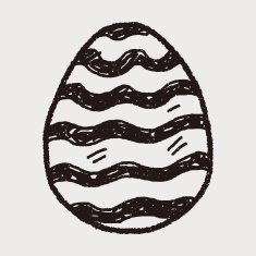 easter egg doodle N122