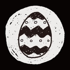 easter egg doodle N139
