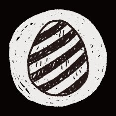 easter egg doodle N142