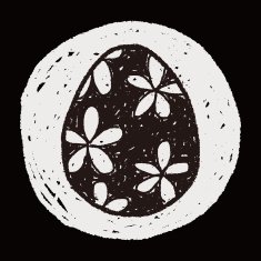 easter egg doodle N143