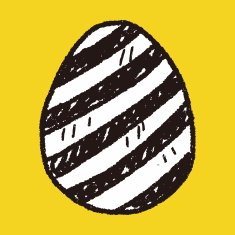 easter egg doodle N165