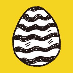 easter egg doodle N168