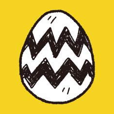 easter egg doodle N169
