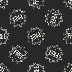 free doodle seamless pattern background N2