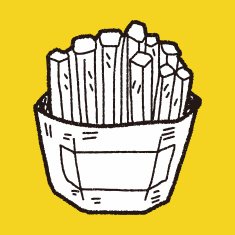 French Fries Doodle N8