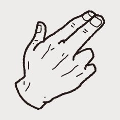 Gesture doodle N258