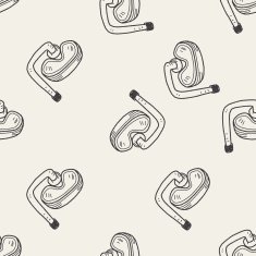goggle doodle seamless pattern background N4